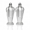 Preston - Pair Salt and Pepper Shaker Set - Platinum Top 4"H